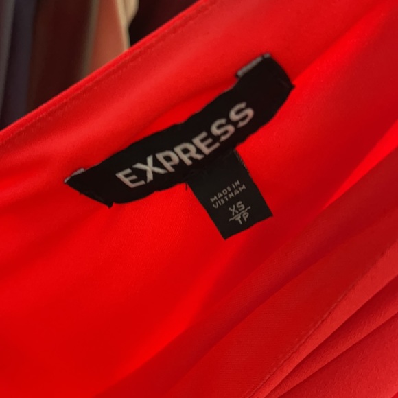EXPRESS Neon Coral Dress - Picture 3 of 5